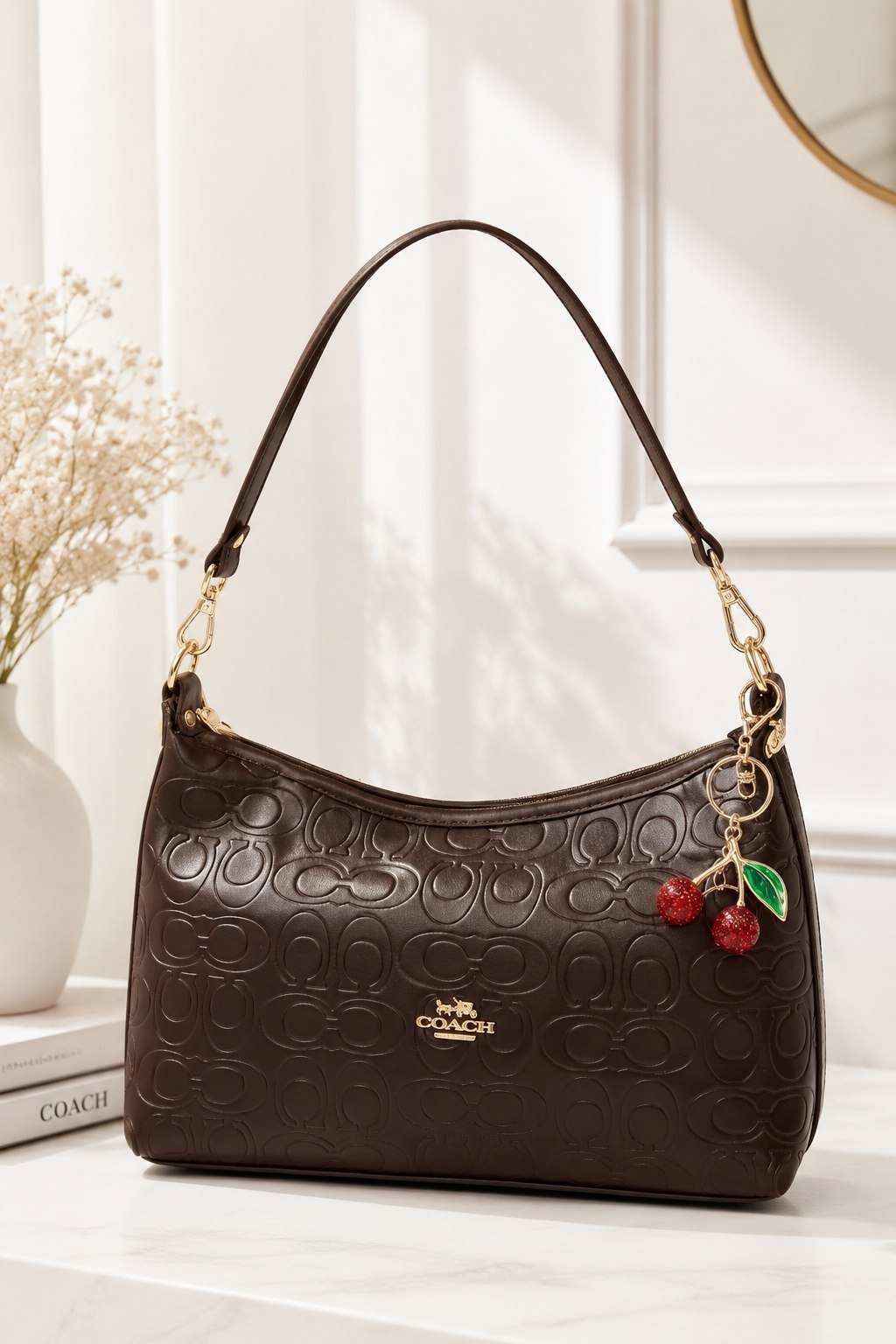کیف زنانه کوچ همراه چارم گیلاس