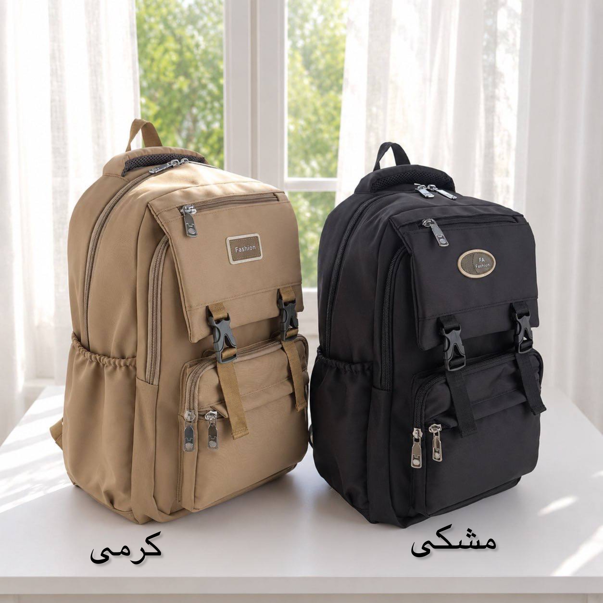 کوله پشتی رنگی کد ۹۳۹۱