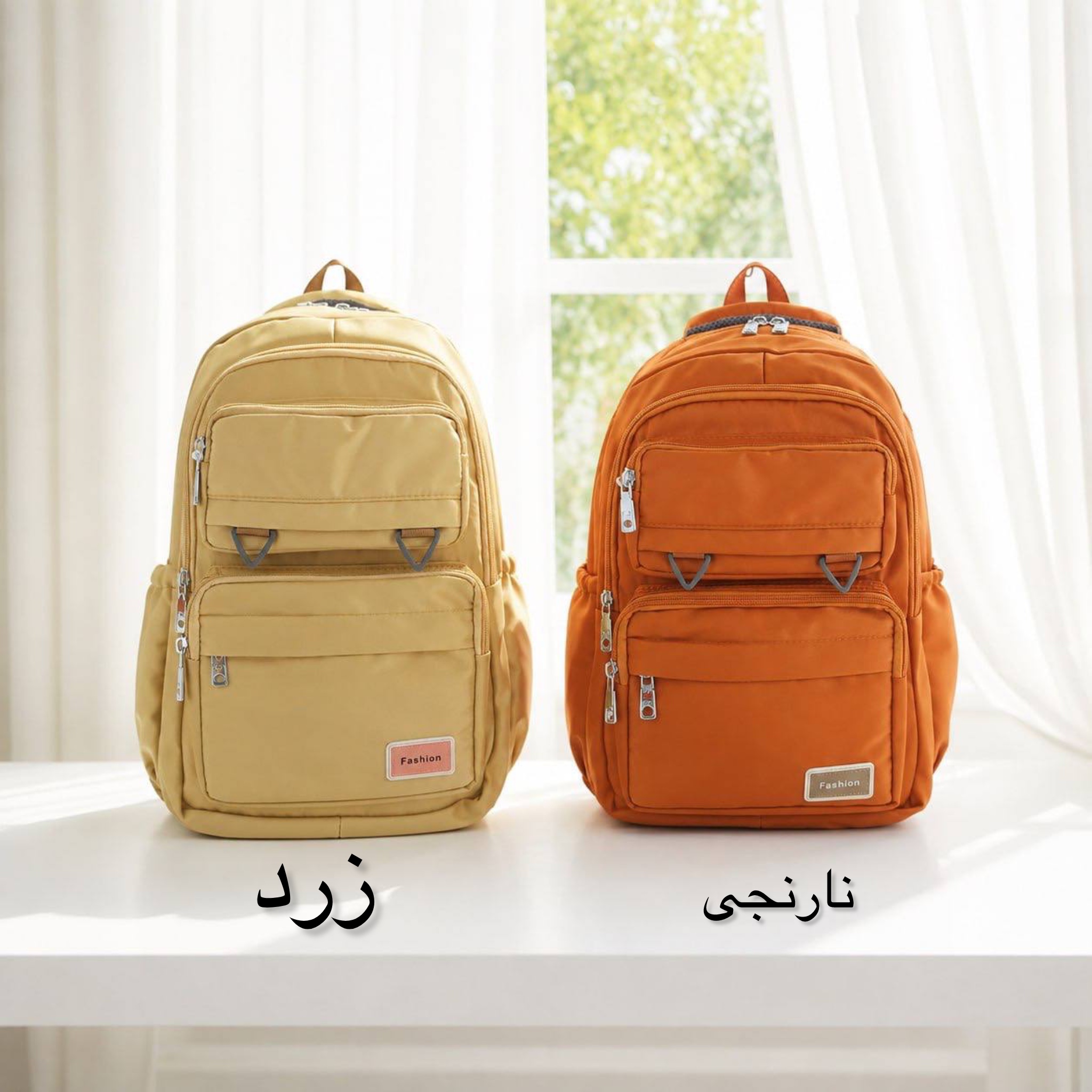 کوله پشتی رنگی کد ۹۳۸۹